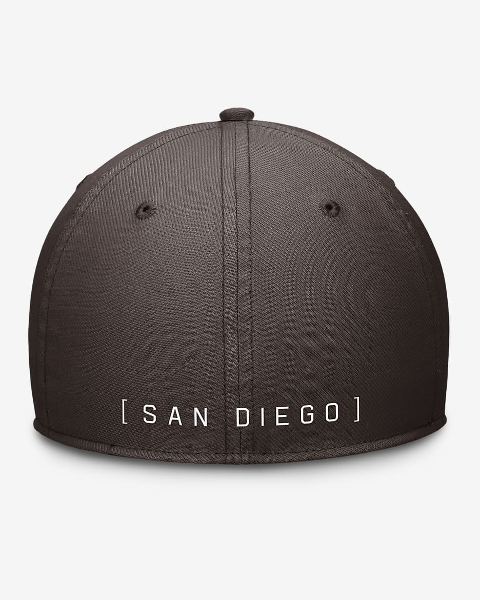 San Diego Padres Primetime Swoosh Men s Nike Dri FIT MLB Hat